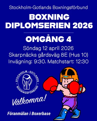 Boxning Diplomserie 2026 / Omgång 4